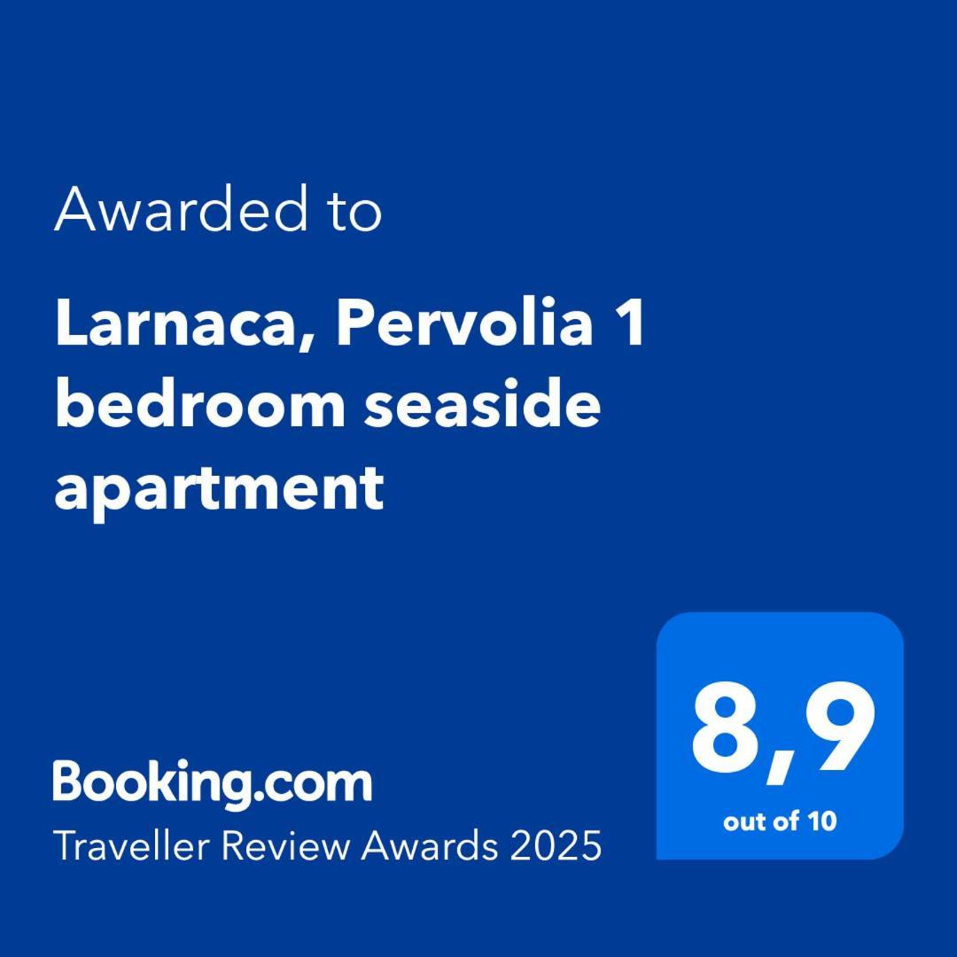 Larnaca, Pervolia 1 bedroom seaside apartment Bagian luar foto